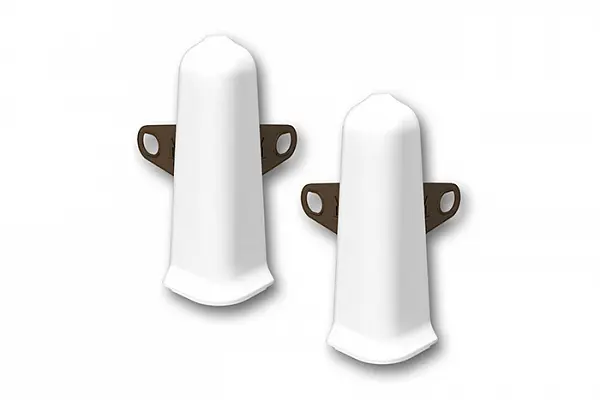 Угол наружный (внешний) с крепежом 85мм "Деконика" (2шт. во флоупак), 001 Белый Угол наружный (внешний) с крепежом 85мм "Деконика" (2шт. во флоупак), 001 Белый