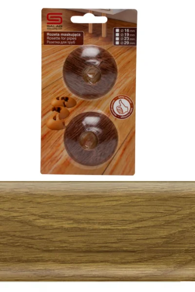 Розетки для труб Salag  50 дуб польский 23 мм   (2шт/упак)