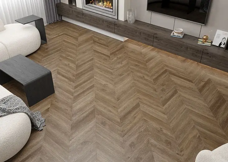 Клеевая кварцвиниловая плитка Alpine Floor Chevron LVT Макадамия ECO 20-5 Клеевая кварцвиниловая плитка Alpine Floor Chevron LVT Макадамия ECO 20-5