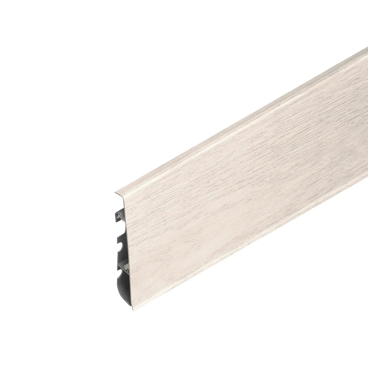 Плинтус Cezar Hi-Line Prestige матовый с мягким краем 319 Дуб Серый Органический