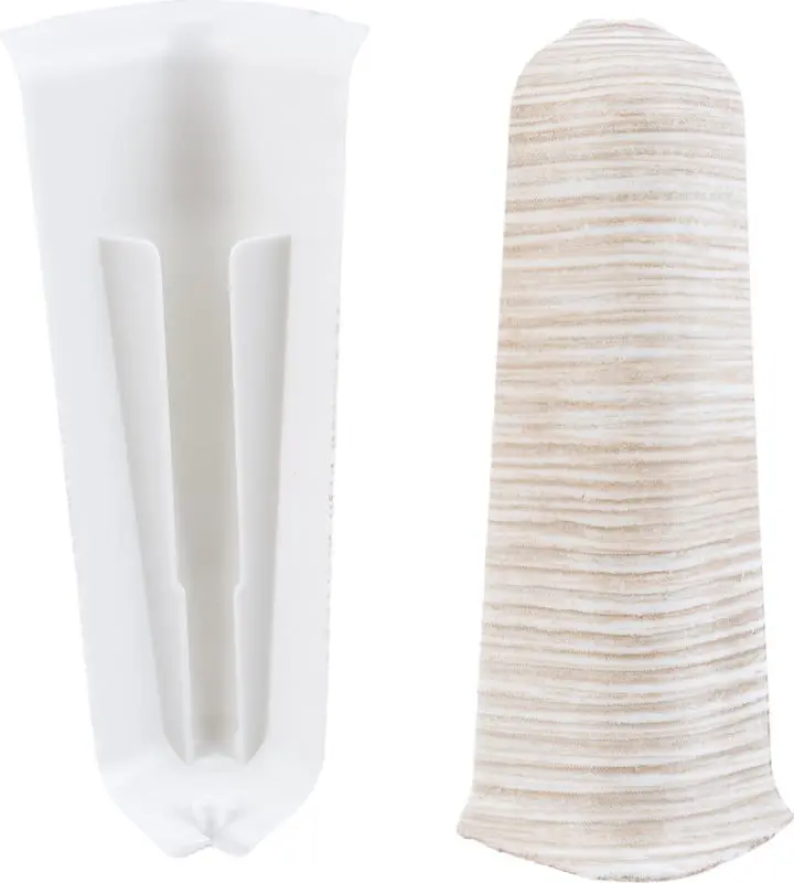 Угол наружный (внешний) с крепежом 85мм "Деконика" (2шт. во флоупак), 255 Ясень бьянко Угол наружный (внешний) с крепежом 85мм "Деконика" (2шт. во флоупак), 255 Ясень бьянко