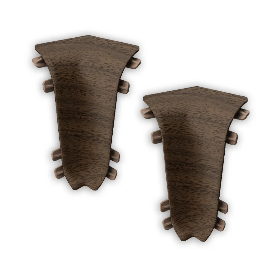 293 Угол внутренний Лексида 55мм Орех темный (шт)