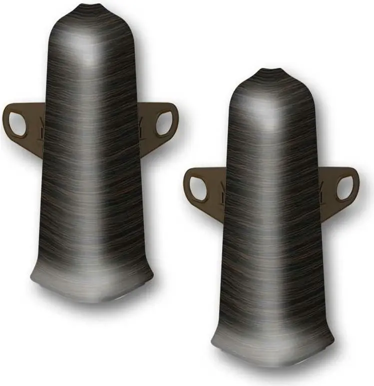 Угол наружный (внешний) с крепежом 85мм "Деконика" (2шт. во флоупак), 303 Венге темный Угол наружный (внешний) с крепежом 85мм "Деконика" (2шт. во флоупак), 303 Венге темный