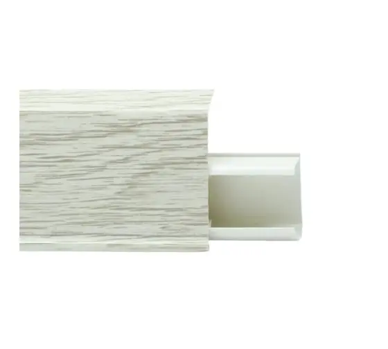 QUADRO №578 Плинтус со съемной панелью Латте, 55 мм, 2,2 м. (40шт/уп.)