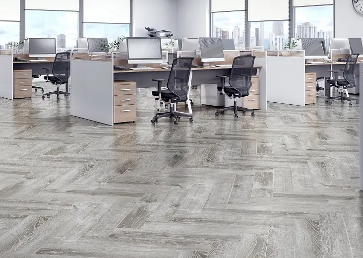 SPC ламинат Cronafloor Herringbone Дуб Страсбург H005 SPC ламинат Cronafloor Herringbone Дуб Страсбург H005