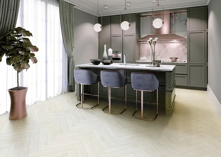 SPC ламинат Cronafloor Herringbone Дуб Нант H003 SPC ламинат Cronafloor Herringbone Дуб Нант H003