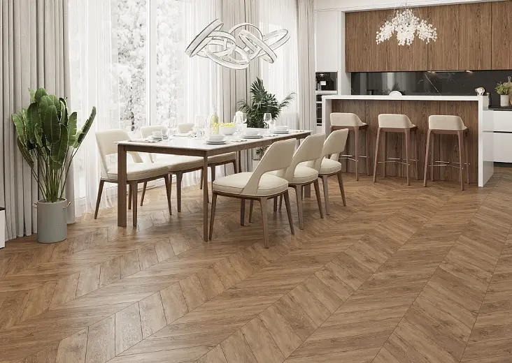 Клеевая кварцвиниловая плитка Alpine Floor Chevron LVT Гевуина ECO 20-10 Клеевая кварцвиниловая плитка Alpine Floor Chevron LVT Гевуина ECO 20-10