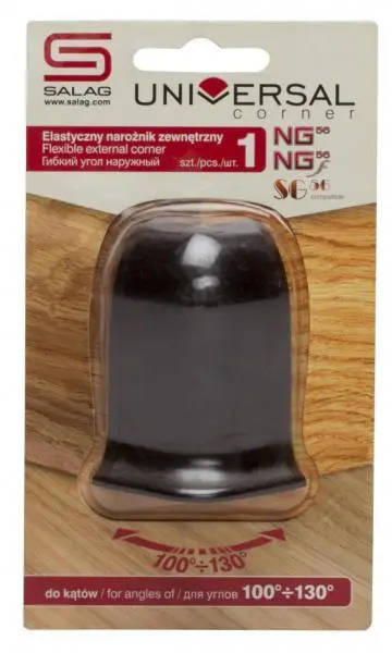 Угол универсальный наружный Salag  24 венге
