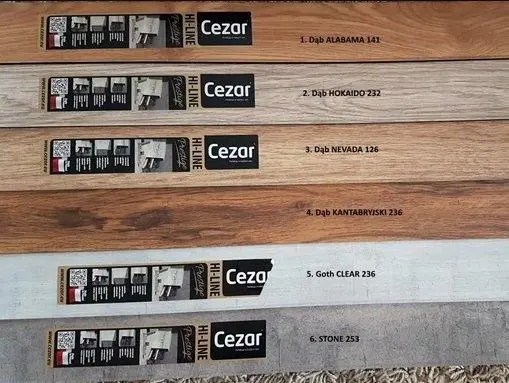 Плинтус Cezar Hi-Line Prestige 236 Дуб Кантабрийский Плинтус Cezar Hi-Line Prestige 236 Дуб Кантабрийский