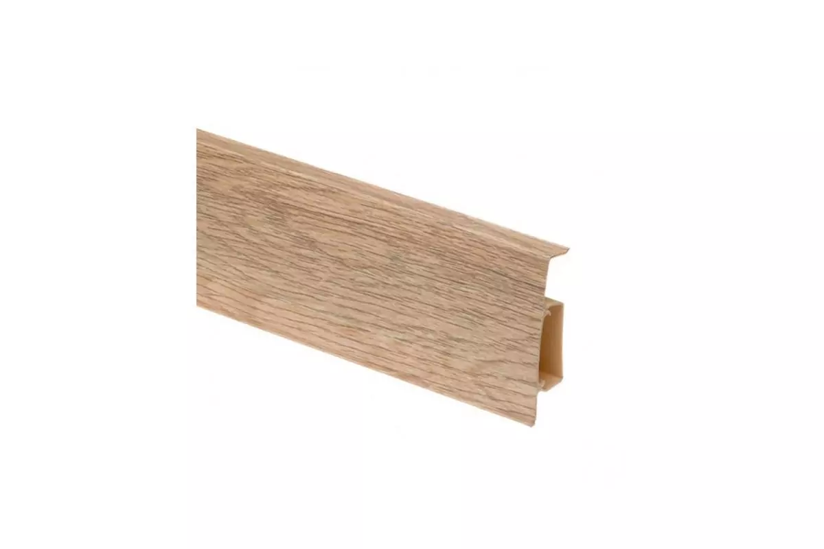 Плинтус пластиковый (ПВХ) CEZAR (Цезарь) Hi-Line №276 с кабель-каналом 75мм Польша