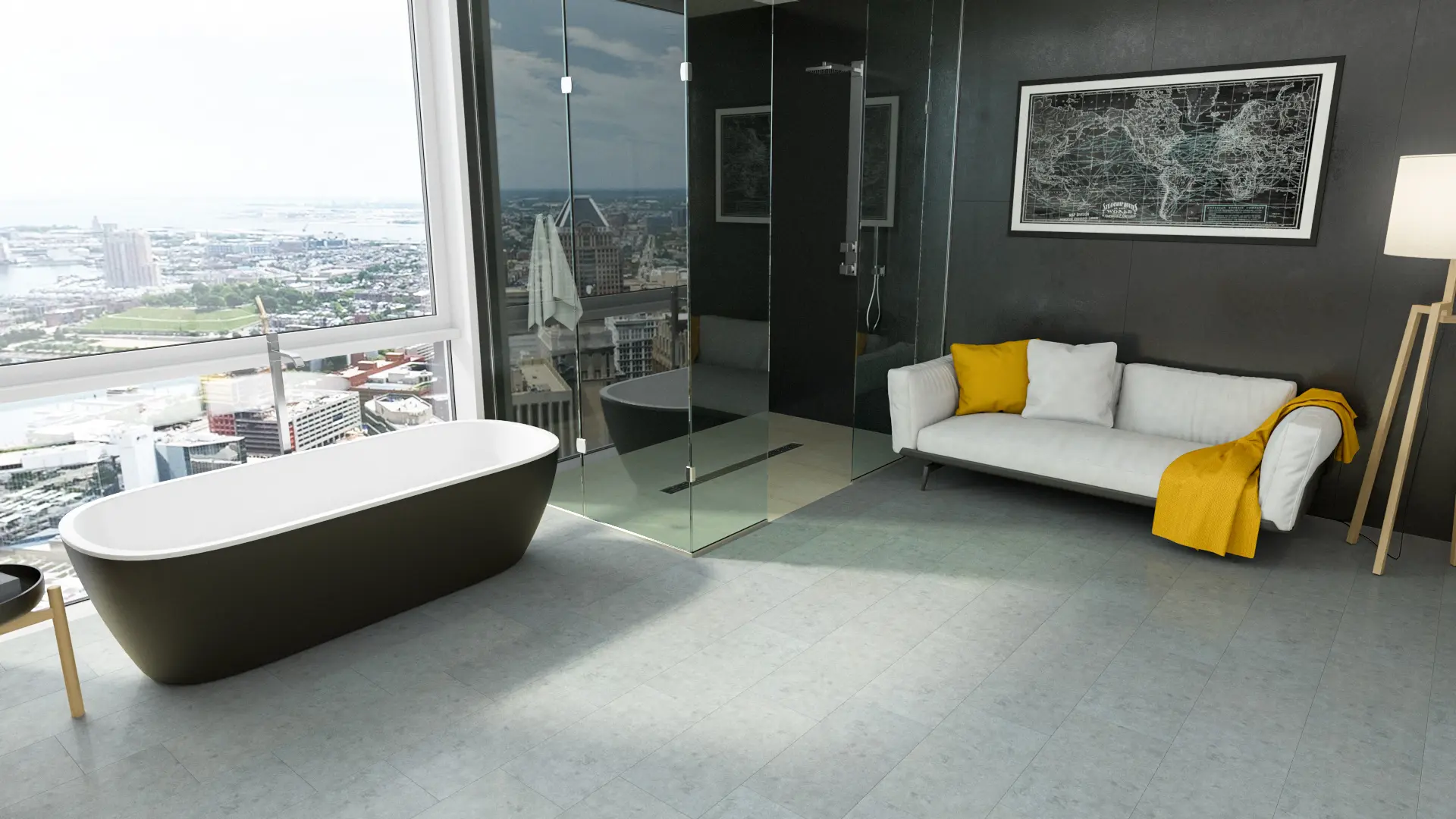 Кварцевый ламинат Refloor Fargo Горный Хрусталь JC 11013