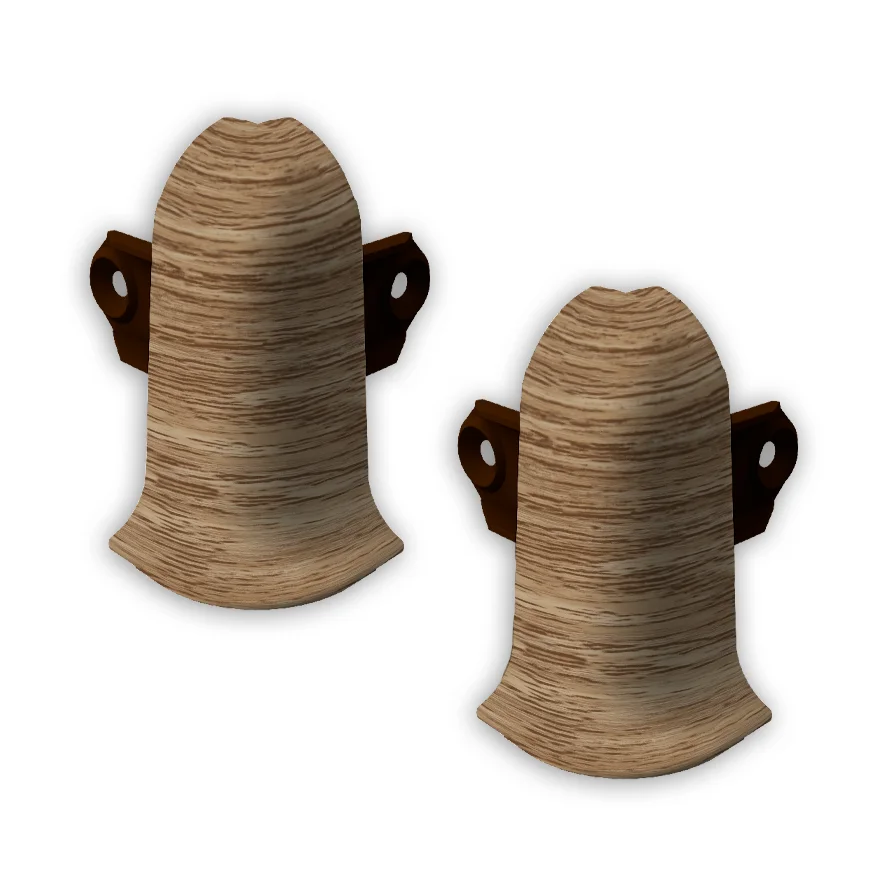 407 Угол наружный Лексида с крепежом 55мм Дуб альпийский (шт)