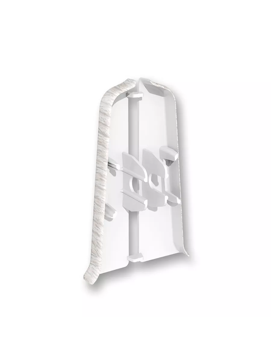 Торцевые (пара) для плинтуса 85мм "Деконика" (1 пара во флоупак), 266 Клен светлый