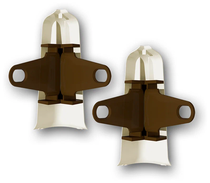 Угол наружный (внешний) с крепежом 85мм "Деконика" (2шт. во флоупак), 208 Дуб Мокко Угол наружный (внешний) с крепежом 85мм "Деконика" (2шт. во флоупак), 208 Дуб Мокко