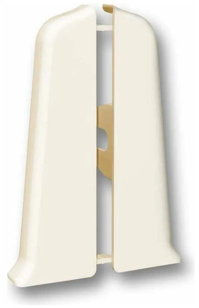 Торцевые (пара) для плинтуса 85мм "Деконика" (1 пара во флоупак), 034 Светлая слоновая кость Торцевые (пара) для плинтуса 85мм "Деконика" (1 пара во флоупак), 034 Светлая слоновая кость