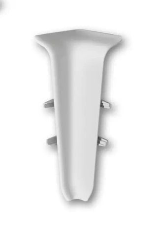 Угол внутренний для плинтуса 85мм "Деконика" (2шт. во флоупак), 002 Светло-серый