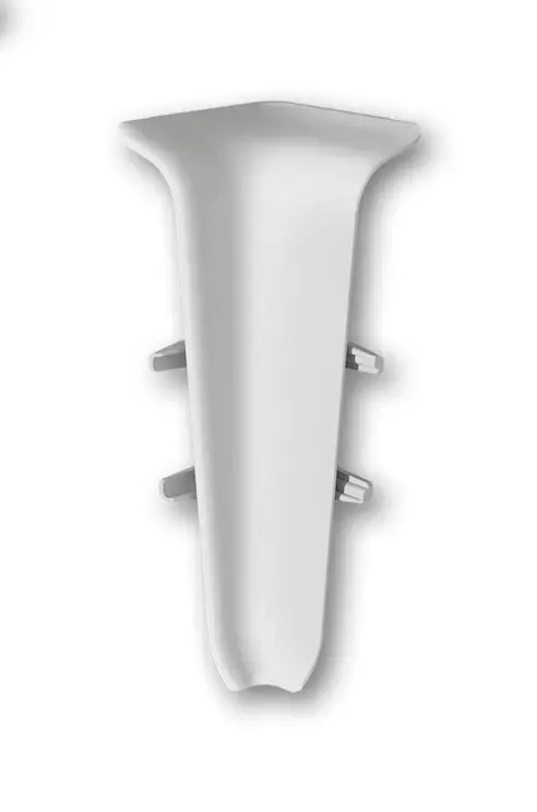 Угол внутренний для плинтуса 70мм "Деконика" (2шт. во флоупак), 002 Светло-серый Угол внутренний для плинтуса 70мм "Деконика" (2шт. во флоупак), 002 Светло-серый