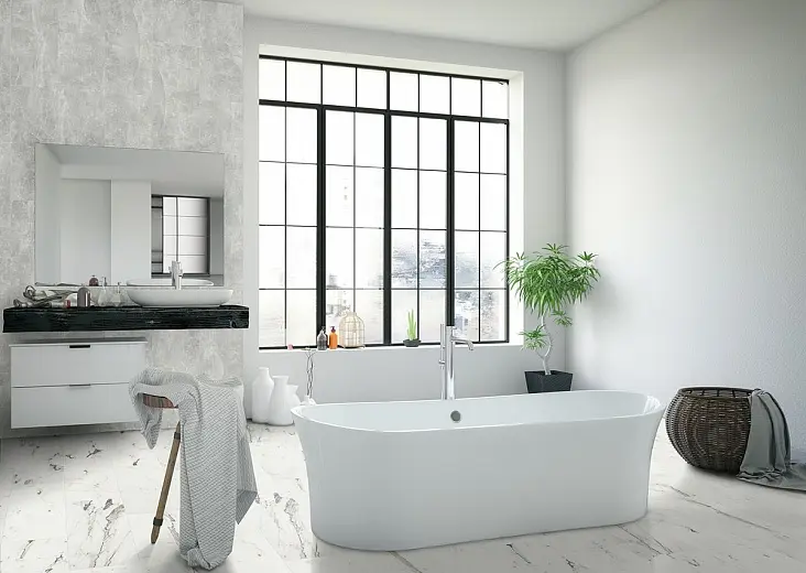 Ламинат Classen Visiogrande WR Мрамор Белый 57203