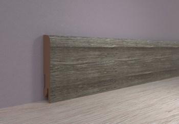 Плинтус МДФ ЛУКА 4050 Дуб винтаж графит