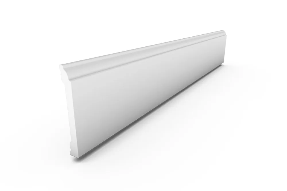 Плинтус дюрополимерный под покраску Damar Poland DP 11 (2000х80х11)