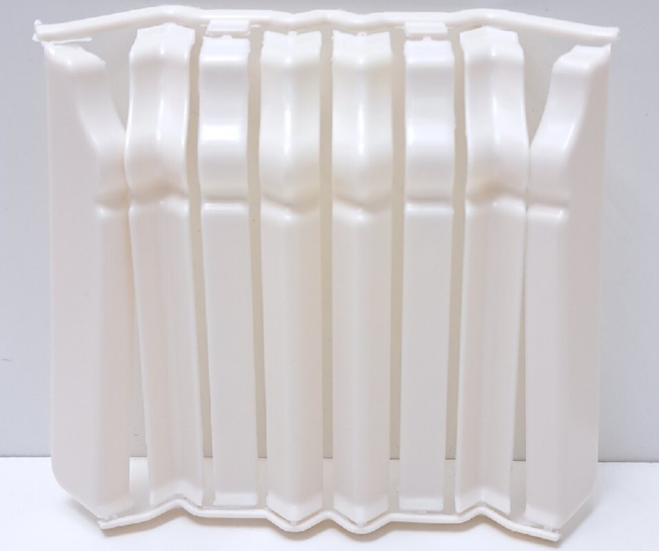 Накладки для плинтуса Идеал Дюра напольный фигурный 80мм 033 Кремово-белый (набор из 8 элементов) во флоупаке