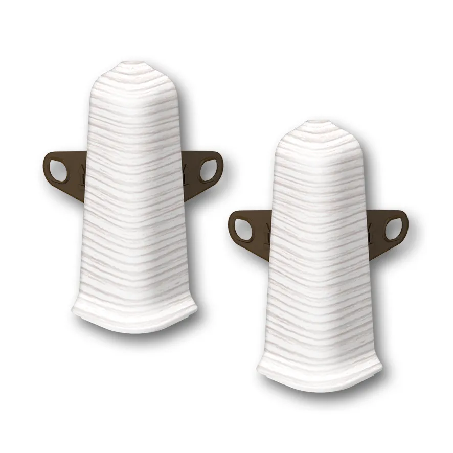 Угол наружный (внешний) с крепежом 70мм "Деконика" (2шт. во флоупак), 255 Ясень бьянко Угол наружный (внешний) с крепежом 70мм "Деконика" (2шт. во флоупак), 255 Ясень бьянко