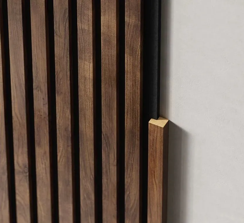 Рейка с пазом 25х19х1350мм, МДФ, дуб барон темный, шт Рейка с пазом 25х19х1350мм, МДФ, дуб барон темный, шт