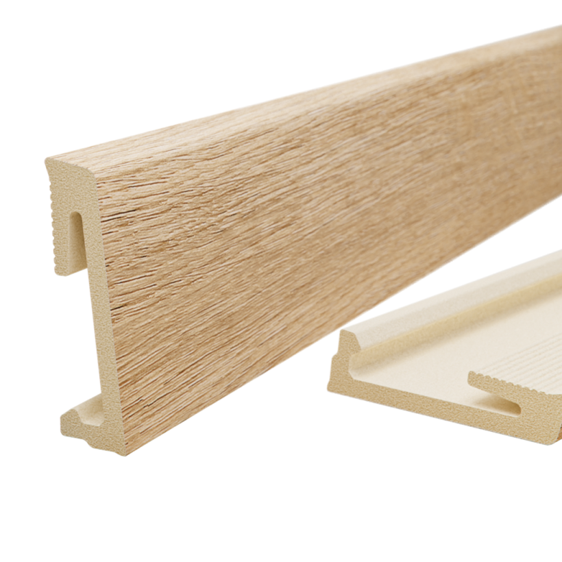 Напольный плинтус SALAG ALPHA Solid Oak 60 мм