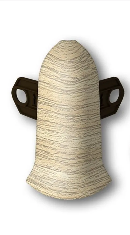 Угол наружный (внешний) с крепежом 85мм "Деконика" (2шт. во флоупак), 213 Дуб северный Угол наружный (внешний) с крепежом 85мм "Деконика" (2шт. во флоупак), 213 Дуб северный