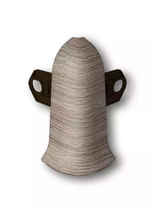 Наружный угол (2 шт/уп), Дуб капучино "Классик 70 мм",