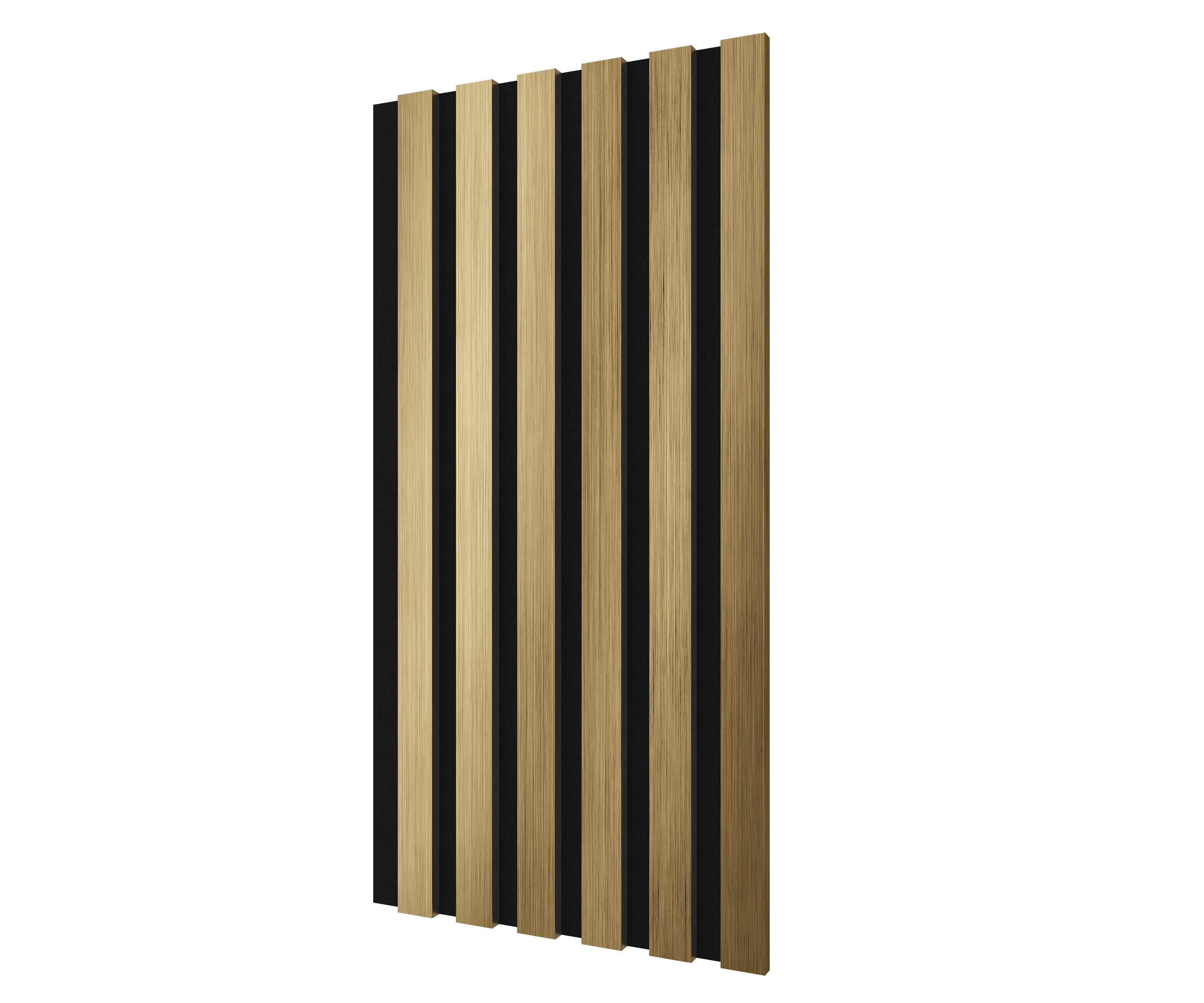 Комплект акуст.панелей, черный войлок, 1200х300х19мм, рейки ЭКОПОЛИМЕР, золото матовое/2шт., компл