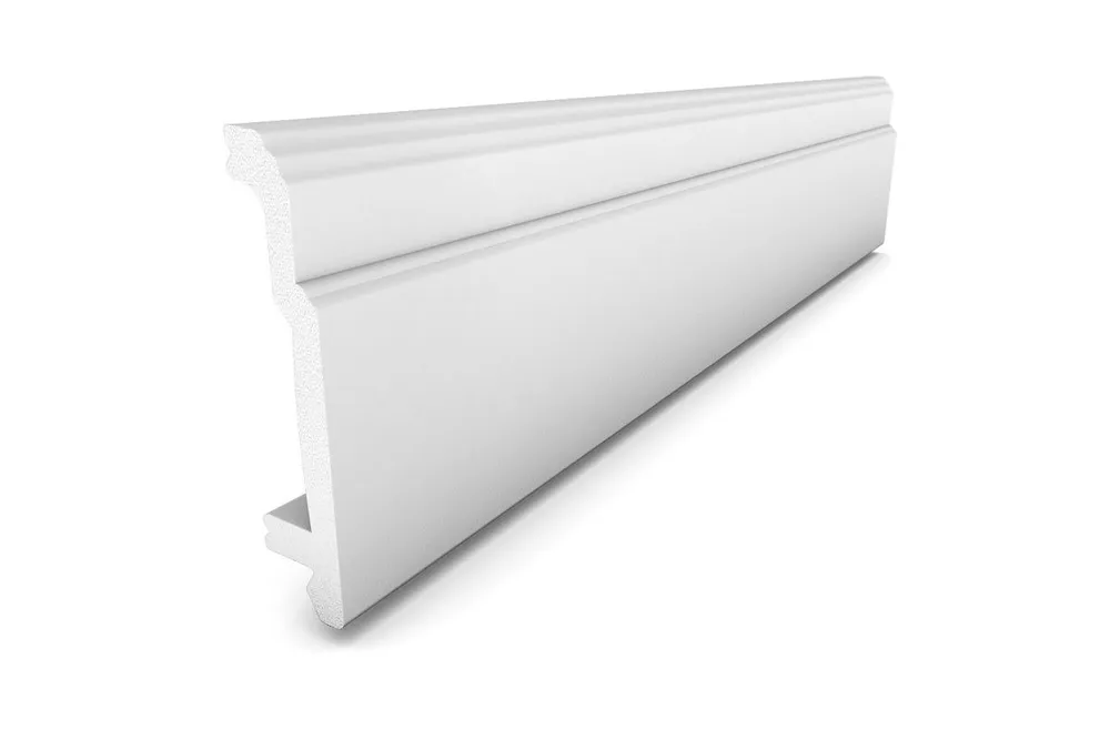 Плинтус дюрополимерный под покраску Damar Poland DP 9 (2000х103х22)