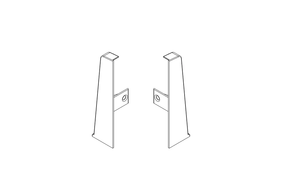 заглушка левая-правая текстурная  (HI-LINE PRESTIGE) 200, уп.