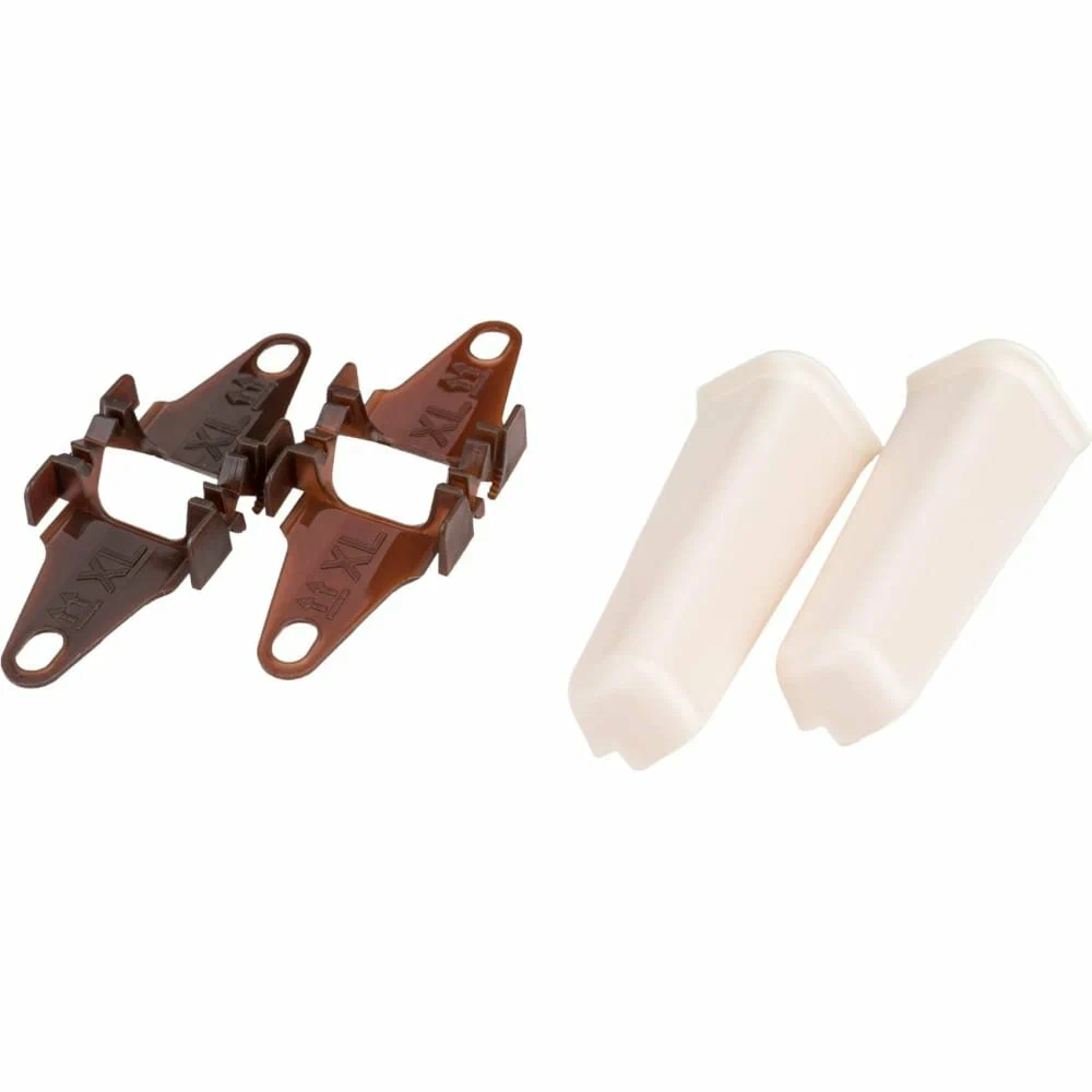 Угол наружный (внешний) с крепежом 85мм "Деконика" (2шт. во флоупак), 034 Светлая слоновая кость