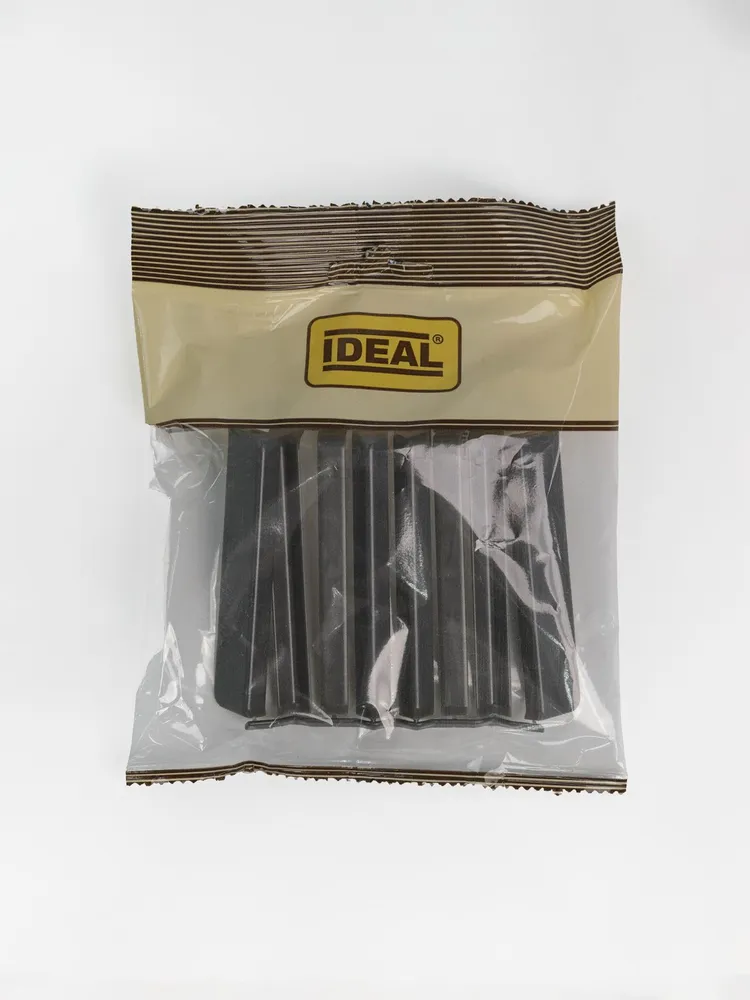 Накладки для плинтуса фигурного 80мм "Идеал Дюра" (набор из 8 эл.во флоупаке), 093 Графит