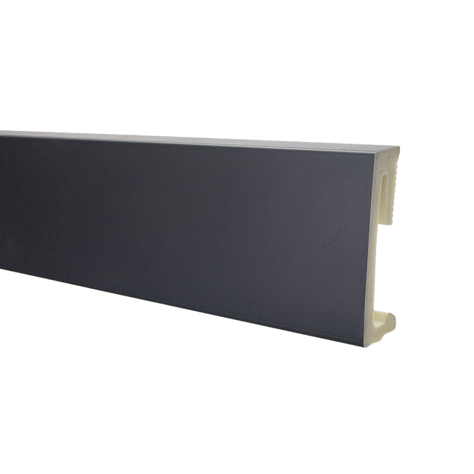 Напольный плинтус SALAG ALPHA Czarny 60 мм