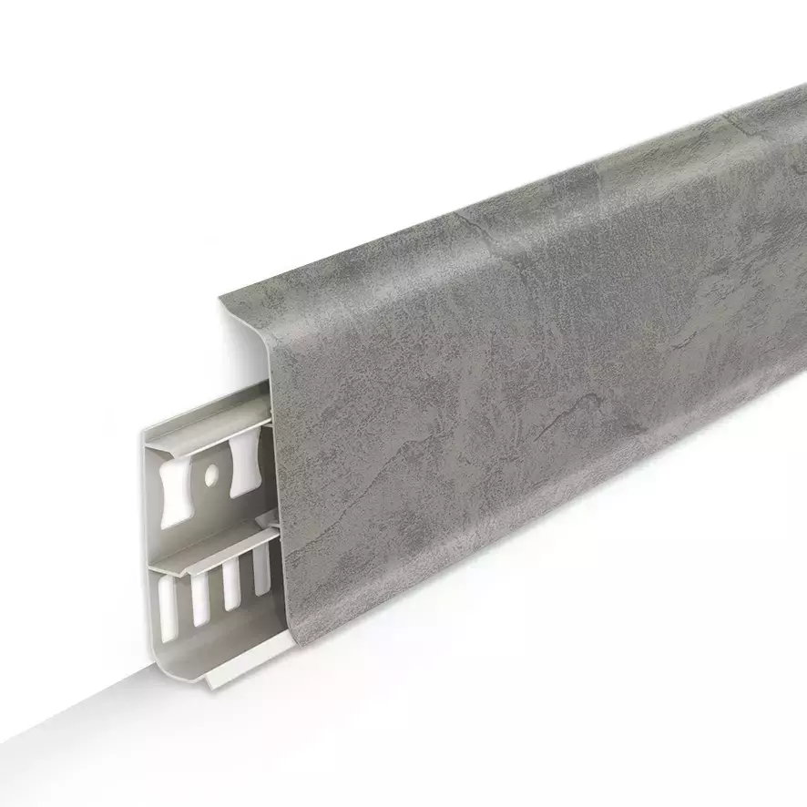 Плинтус Лофт серый "Деконика" 70мм (20шт)