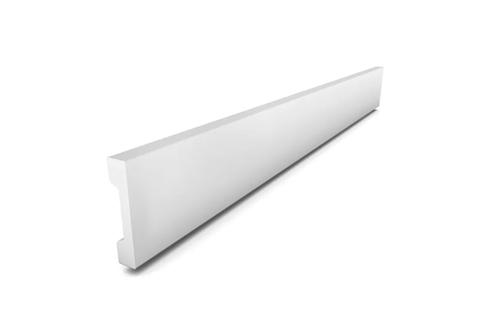 Плинтус дюрополимерный под покраску Damar Poland DP 2 (2000х58х12)