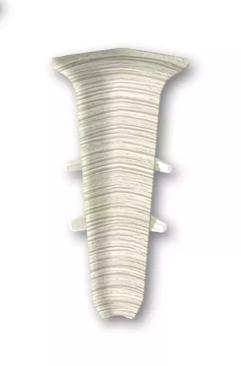 Угол внутренний для плинтуса 85мм "Деконика" (2шт. во флоупак), 418 Дуб жемчужный Угол внутренний для плинтуса 85мм "Деконика" (2шт. во флоупак), 418 Дуб жемчужный