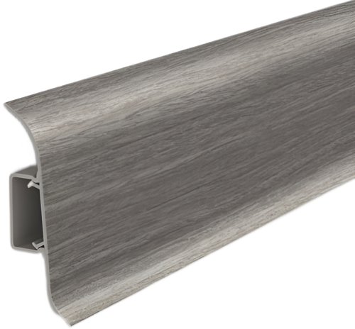 Плинтус Орех серый Классик 55мм 2,2 м,