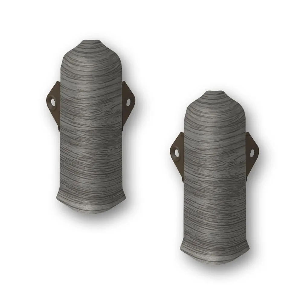 278 Угол наружный Лексида 80мм с крепежом Сосна серая (2шт/блистер)