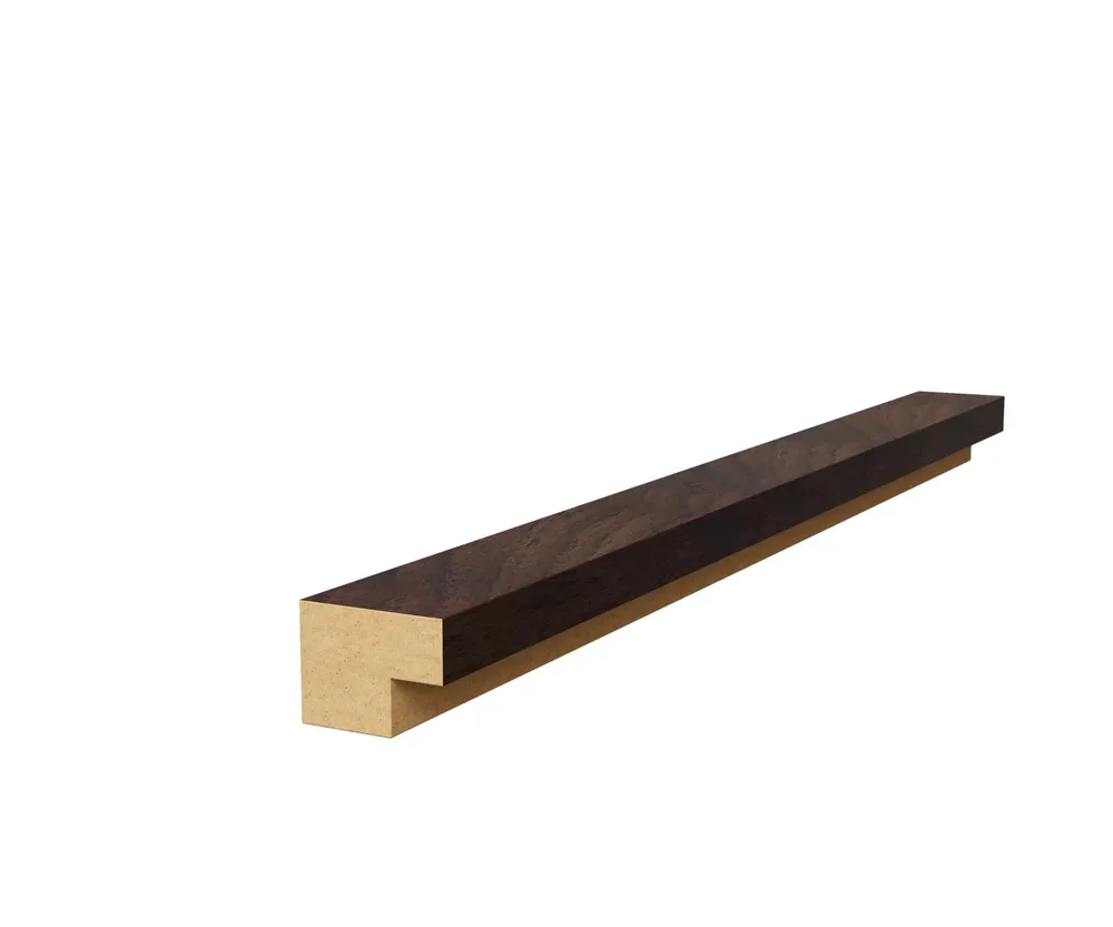 Рейка с пазом 25х19х1350мм, МДФ, дуб барон темный, шт Рейка с пазом 25х19х1350мм, МДФ, дуб барон темный, шт
