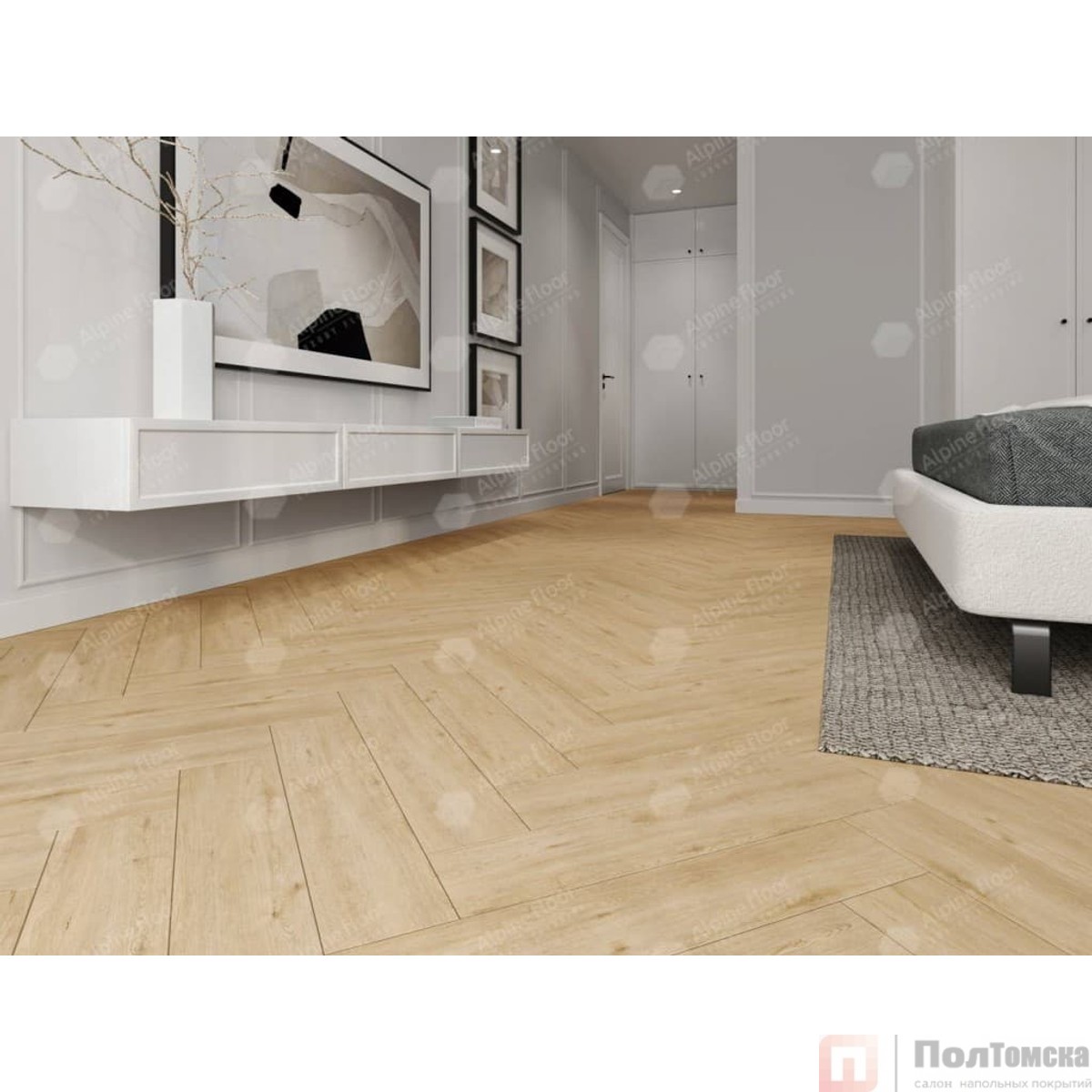 SPC ламинат Изящный паркет (Light Parquet) Дуб Лесат ЕСО 13-26 MC
