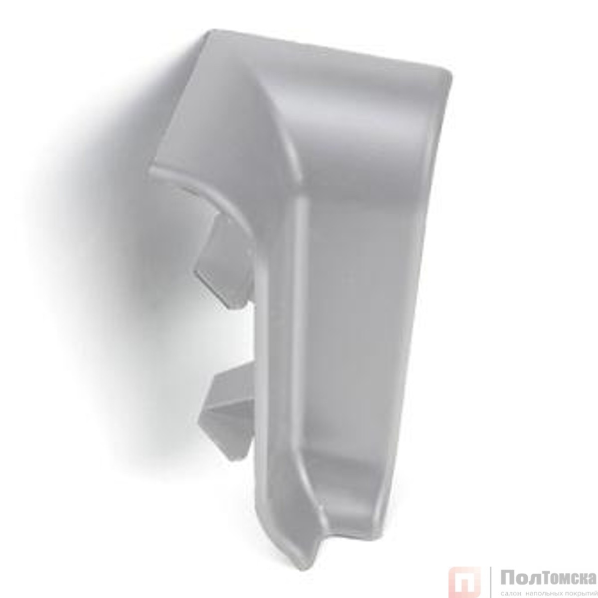 Угол внутренний из ПВХ, 60мм Серебро