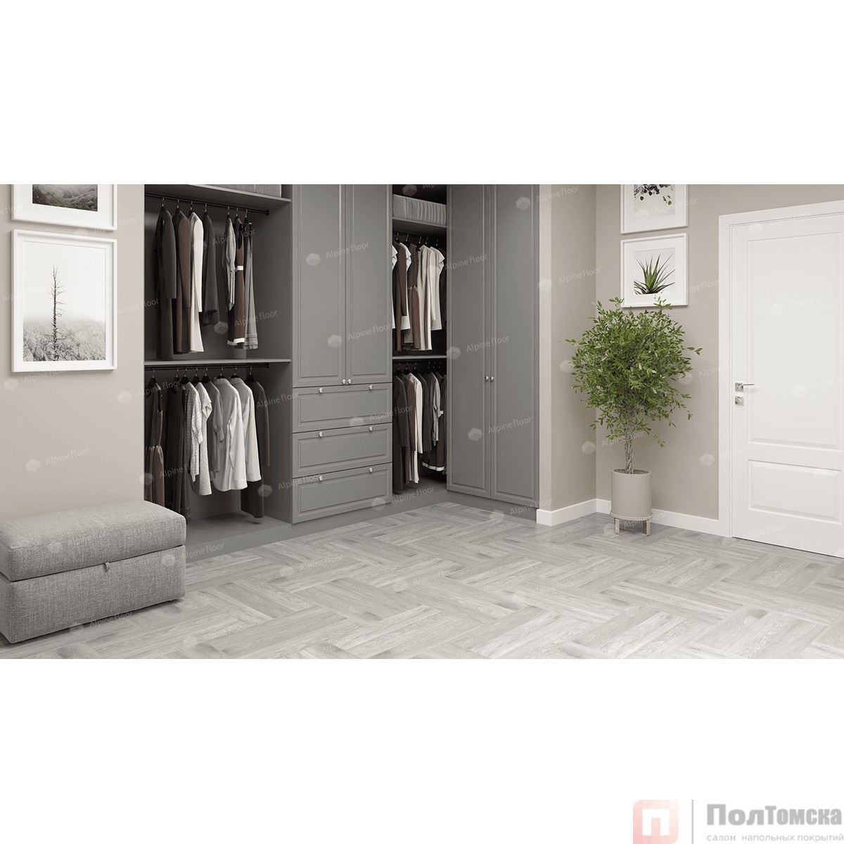 SPC ламинат Изящный паркет (Light Parquet) Дуб Полис ЕСО 13-21 MC