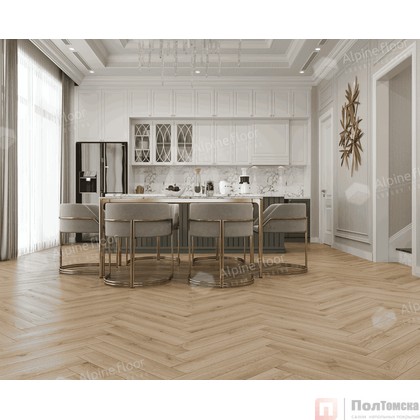 Ламинат Alpine Floor Original Herringbone 8 Pro Дуб Артуа LF102-12
