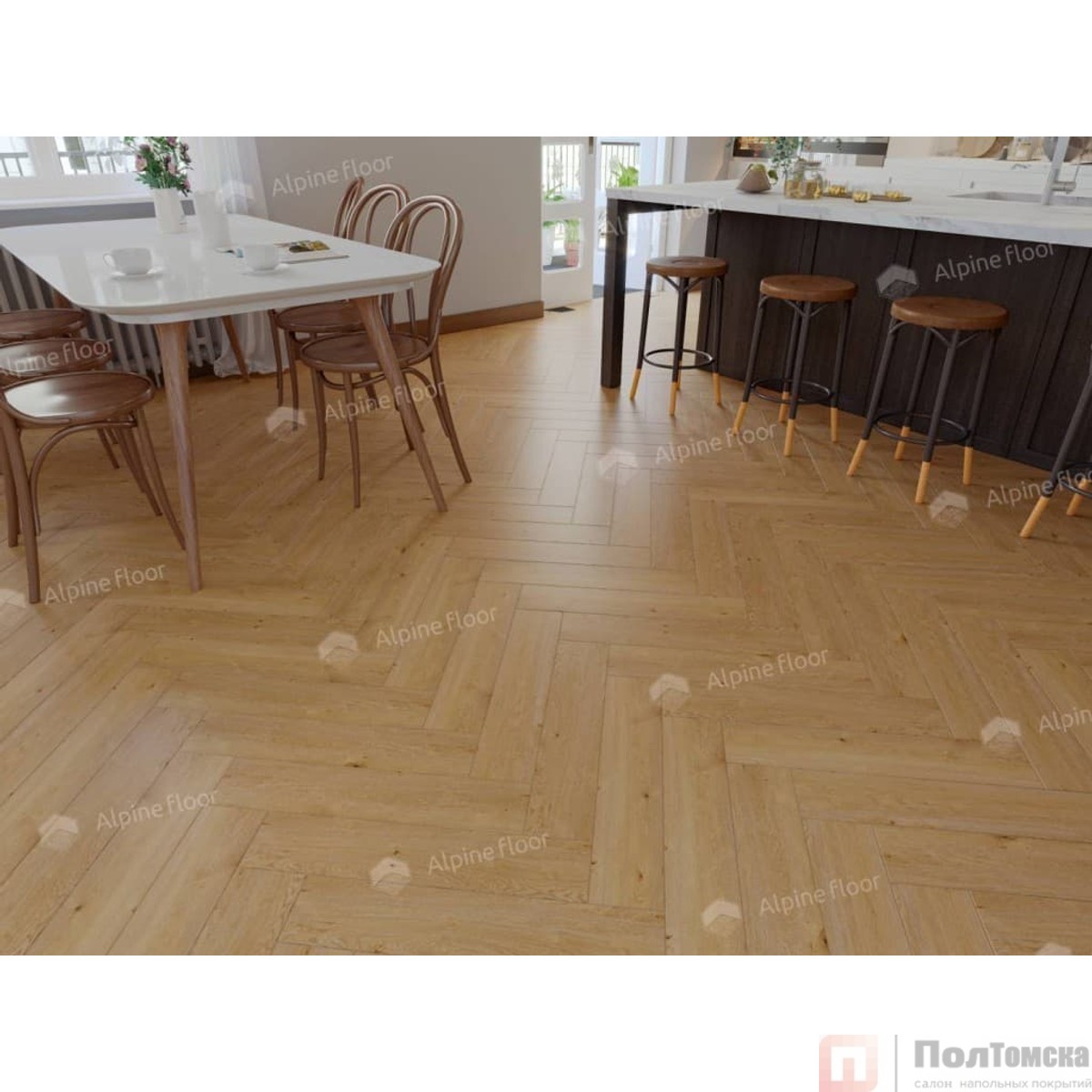 SPC ламинат Изящный паркет (Light Parquet) Дуб Хатиса ЕСО 13-27 MC