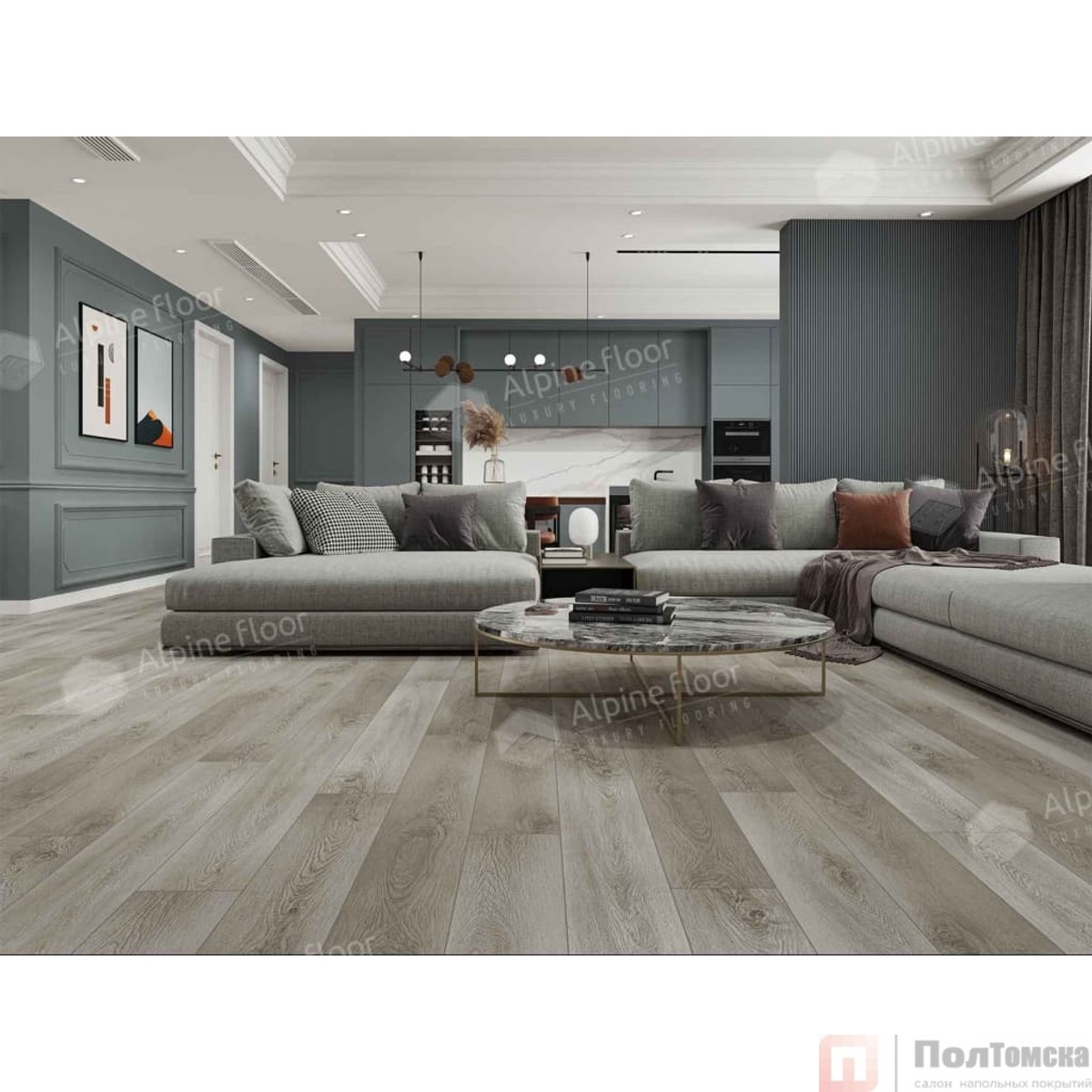 Клеевая плитка Alpine Floor Grand Sequoia LVT Квебек ECO 11-1302