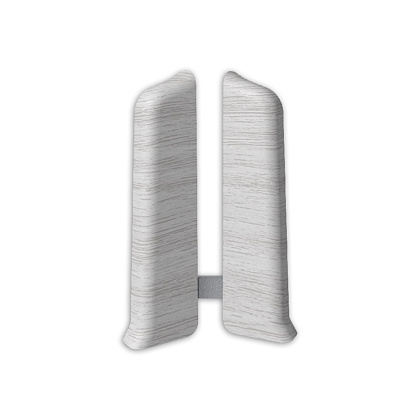 362 Заглушки (левая/правая) Лексида 80мм Акация белая 1пара (1уп/10пар)