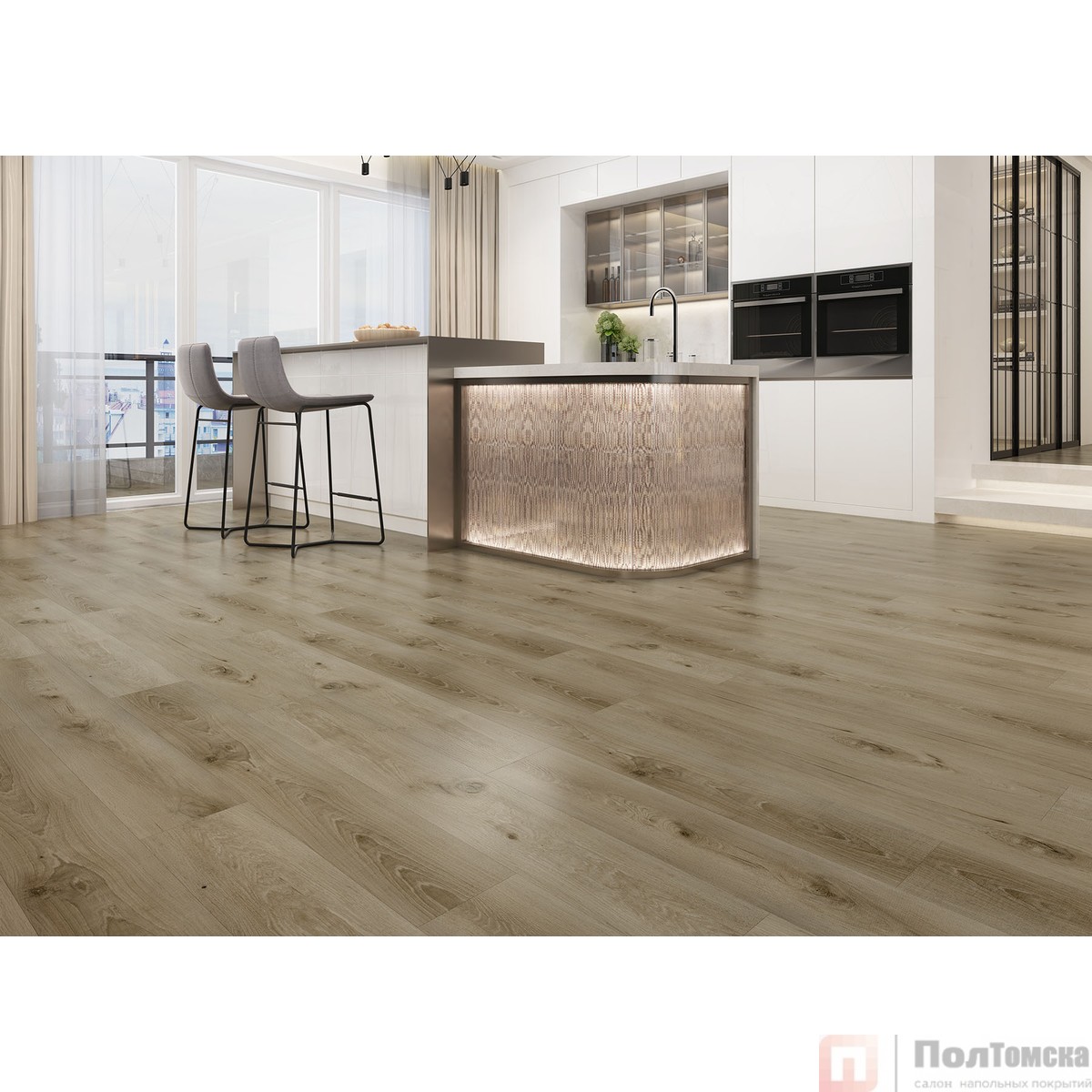 SPC ламинат OneFloor  ЕСО 8009 LIGHT OAK/СВЕТЛЫЙ ДУБ